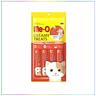 Me-O Creamy Yengeç&Ton Balıklı Kedi Ödülü 4*15 GR