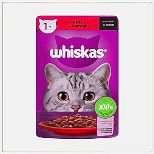 Whiskas Pouch Gravy Soslu Sığır Etli Yaş Kedi Maması 85 Gr