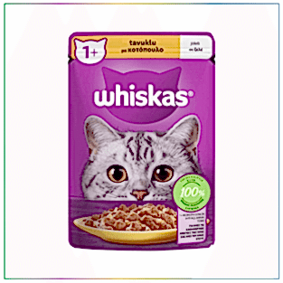 Whiskas Pouch Jöleli Tavuklu Yaş Kedi Maması 85 Gr