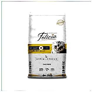 Felicia Az Tahıllı HypoAllergenic Tavuklu Kısırlaştırılmış 7+ Yetişkin Kedi Maması 2 Kg
