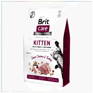 Brit Care Kitten Healthy Growth Tahılsız Tavuklu & Hindili Yavru Kedi Maması 2 Kg